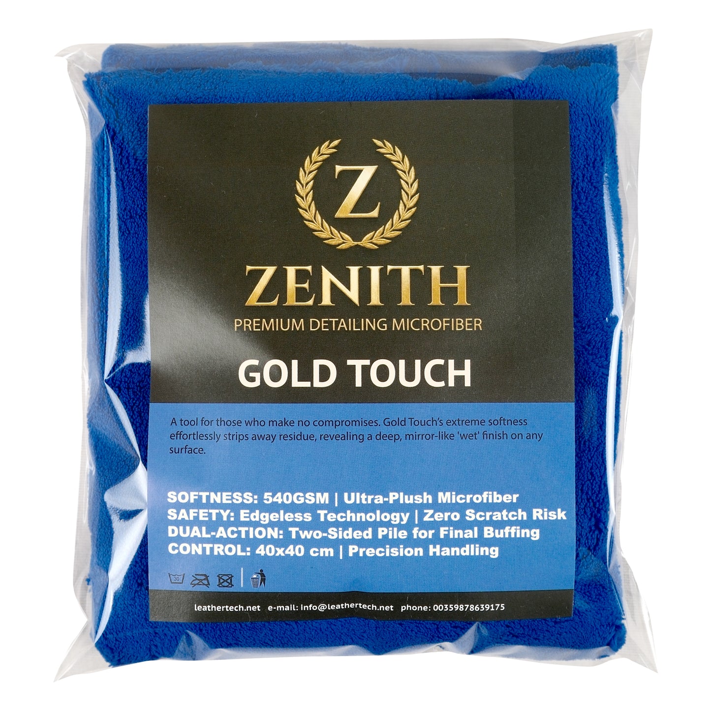 Микрофибърна кърпа за финален завършек Gold Touch